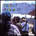 Protest at Nestle's bottling plant in Mescota County